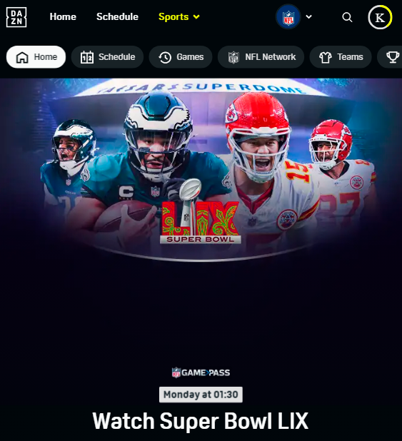 Как смотреть Супербоул-2025 бесплатно в Украине: подробная инструкция